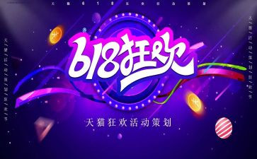 618活动策划方案推荐5篇