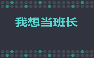 班长班工作总结优秀8篇