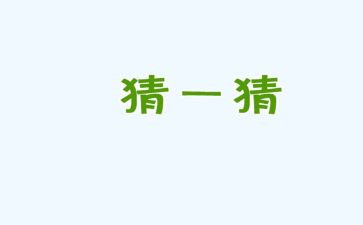 猜灯会教案5篇