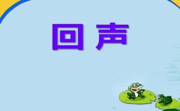 回声教案7篇