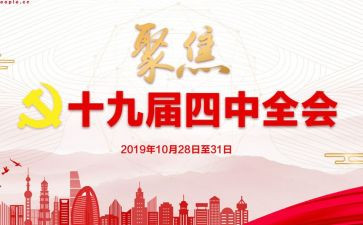 十九届四中精全会心得体会8篇