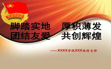 大学团支书竞选演讲稿模板6篇