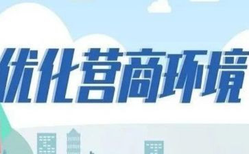 营商环境工作自查报告6篇
